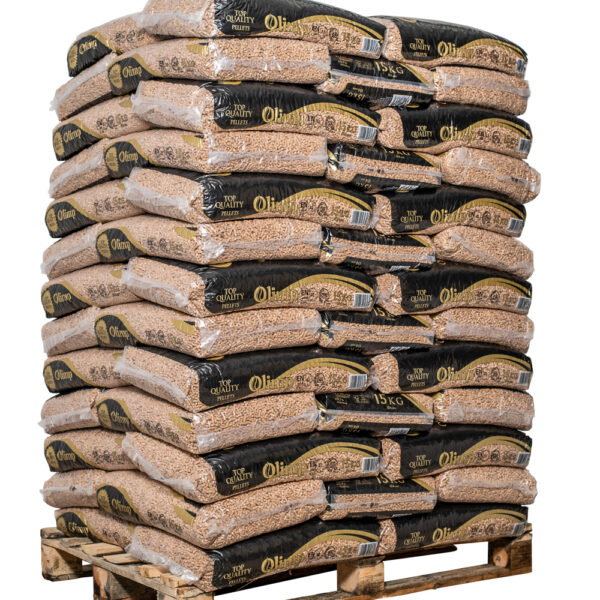Olimp Pellets 6mm ENplusA1 – 65 Zakken – 15KG Per zak
