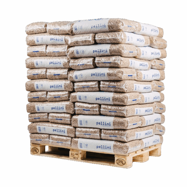 Pellini Pellets 6mm HD+ & ENplus A1 – 66Zakken – 15KG Per zak